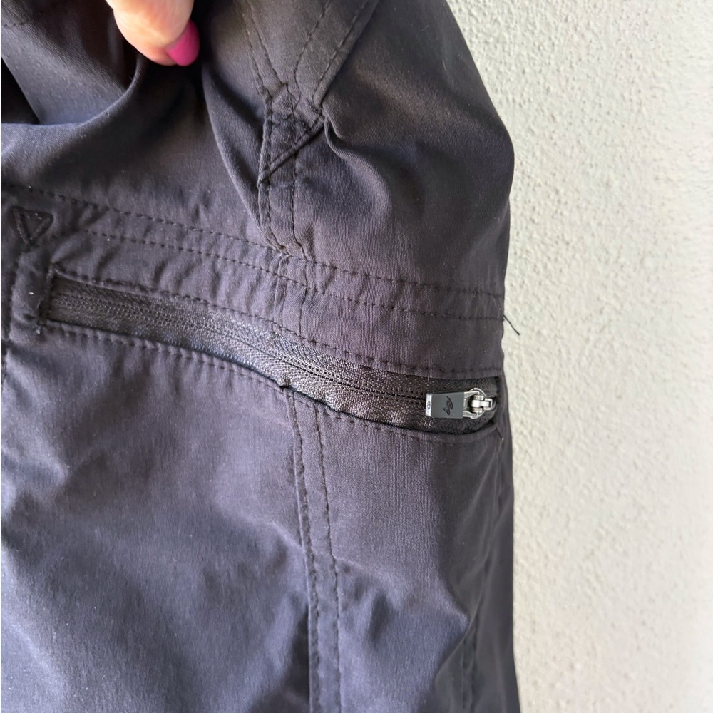 Eddie Bauer Size 16 Black Hiking Shorts 7” Inseam Outdoors Utility Activewear - Picture 8 of 13